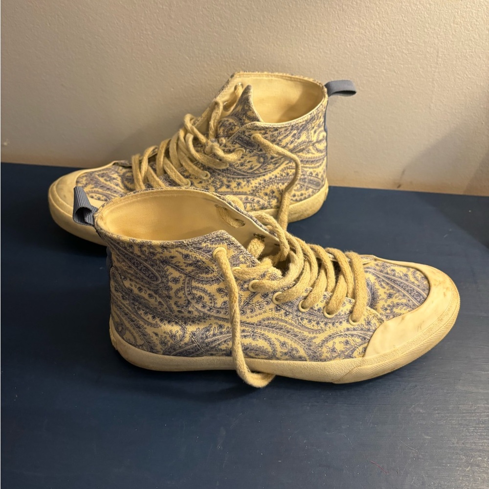 Dolce vita paisley blue sneakers